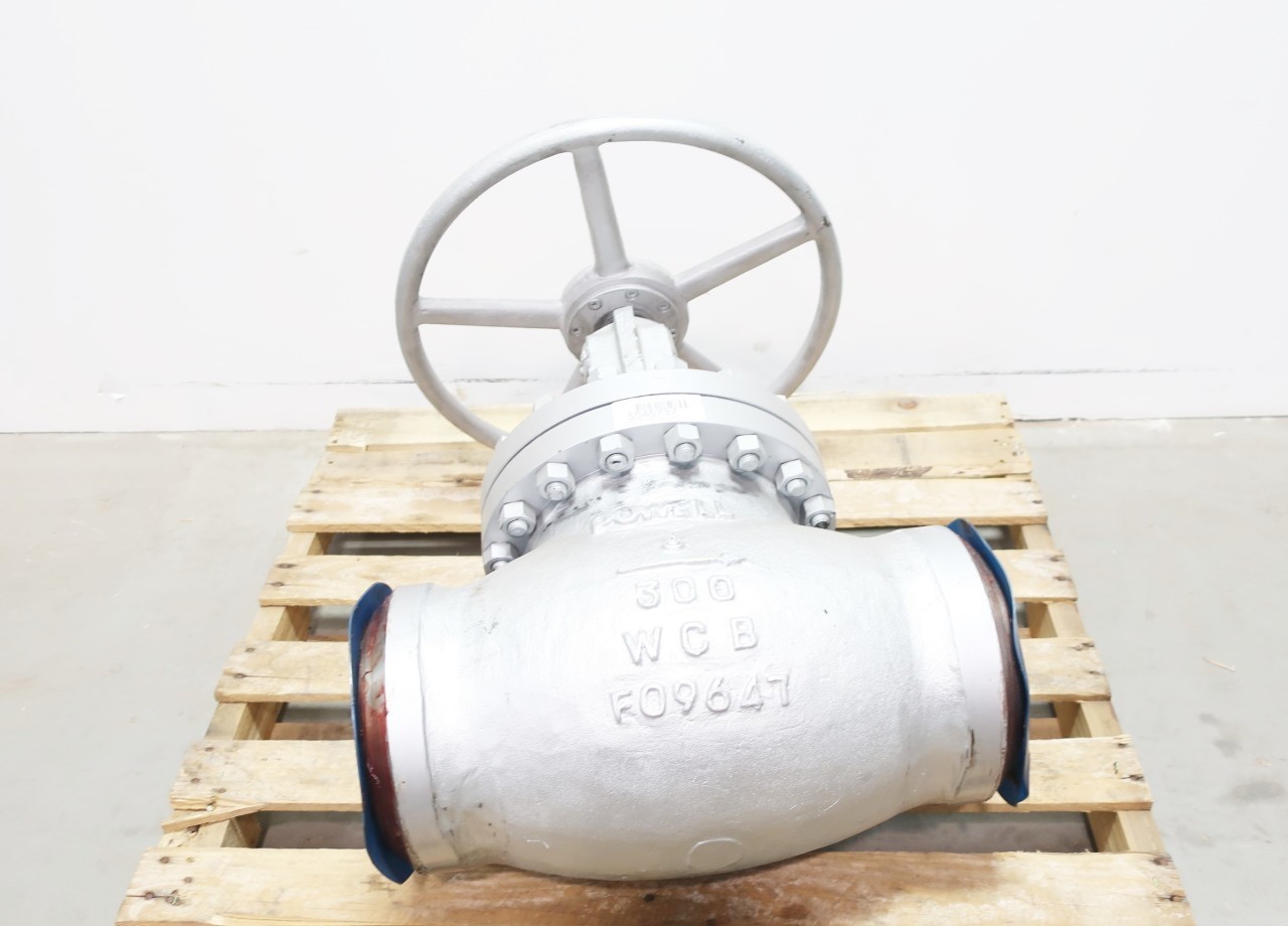 POWELL 8.0 3031IC5GXXX MANUAL 300 STEEL BUTT WELD 8IN GLOBE VALVE