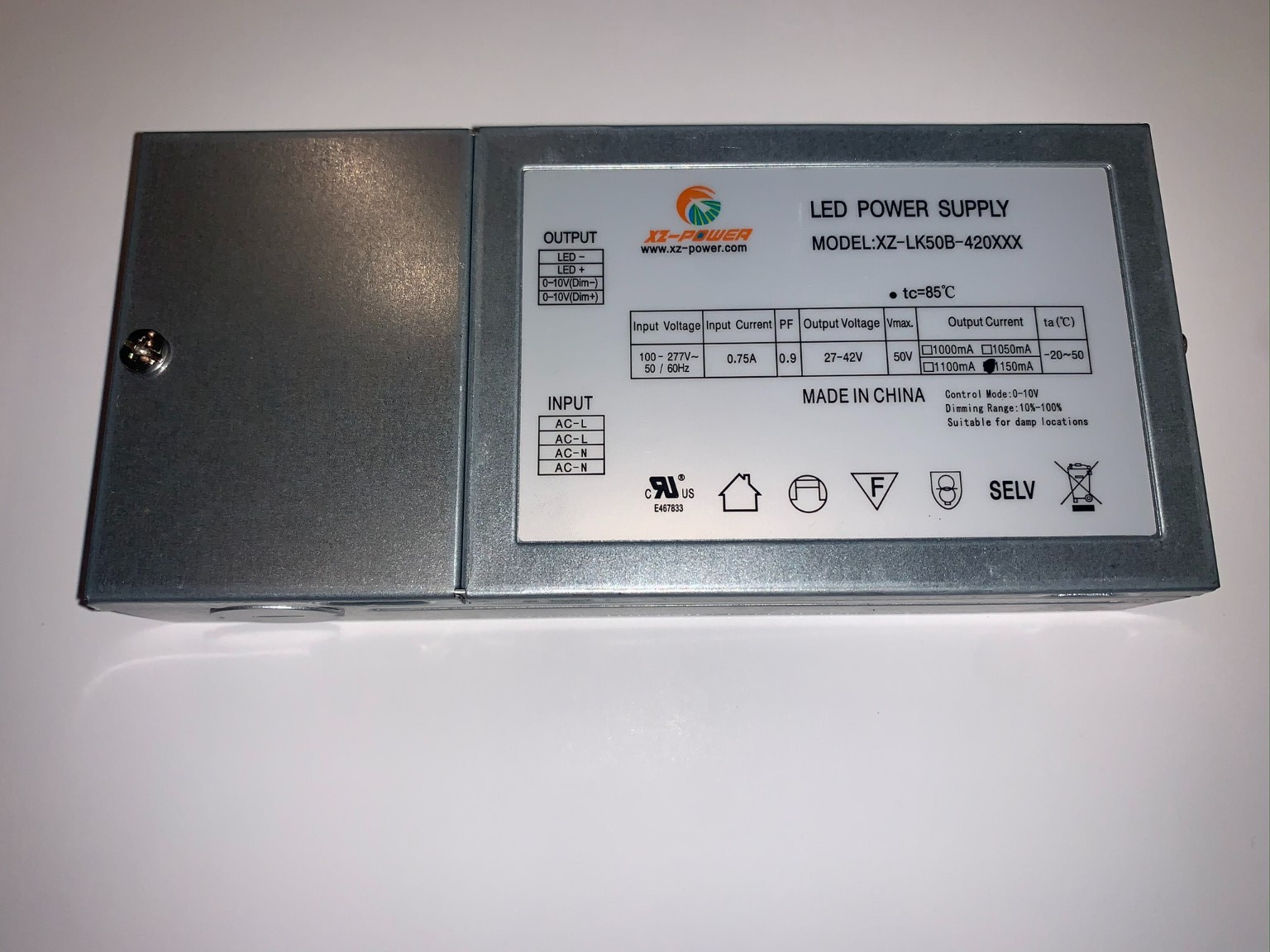 New - Lot of 480 pieces - XZ LK50B 50W 120-277V Flat Panel LED