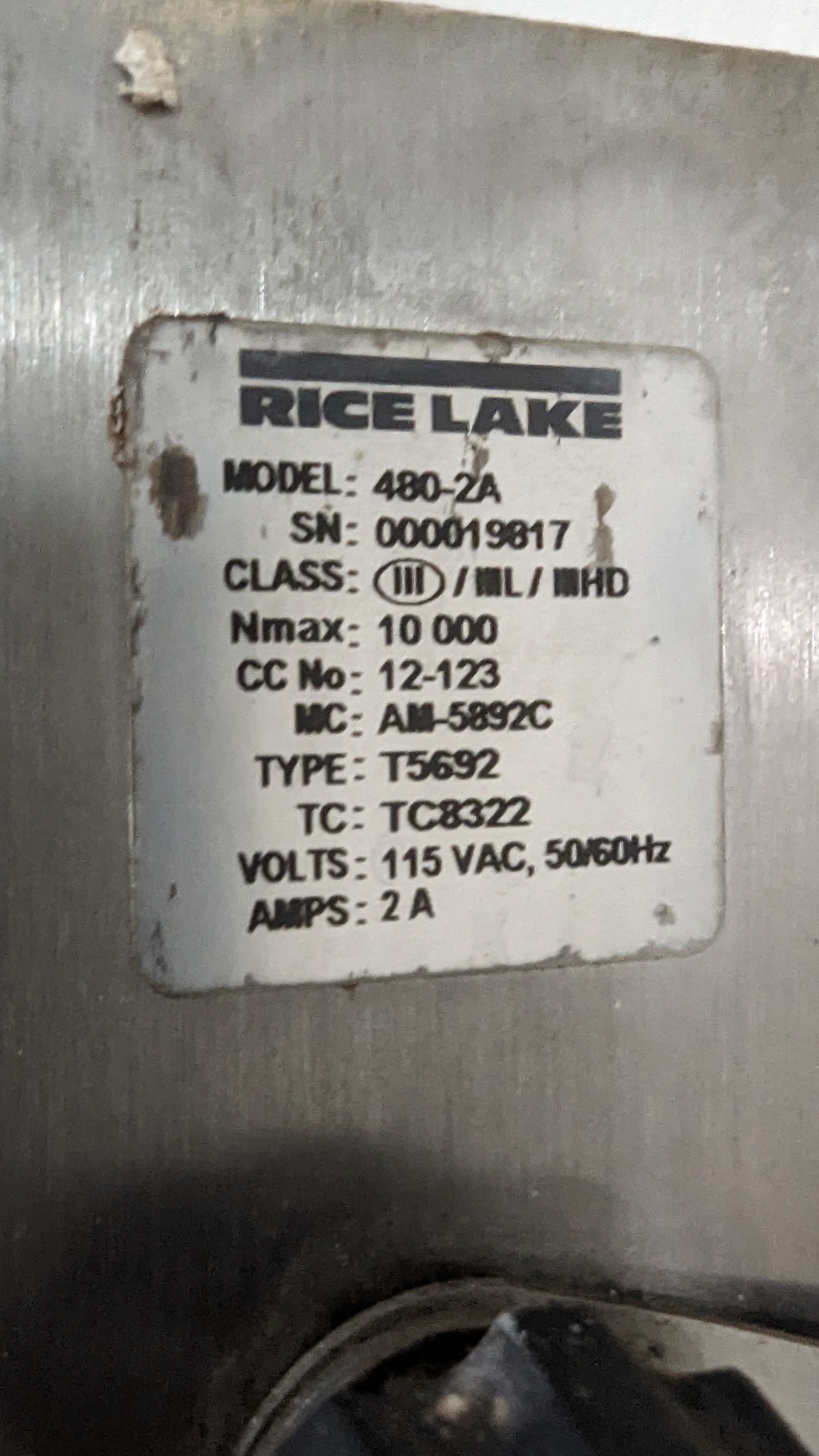 Rice Lake 480-2A Legend Industrial Scale w/ Ramps For Sale | Aucto