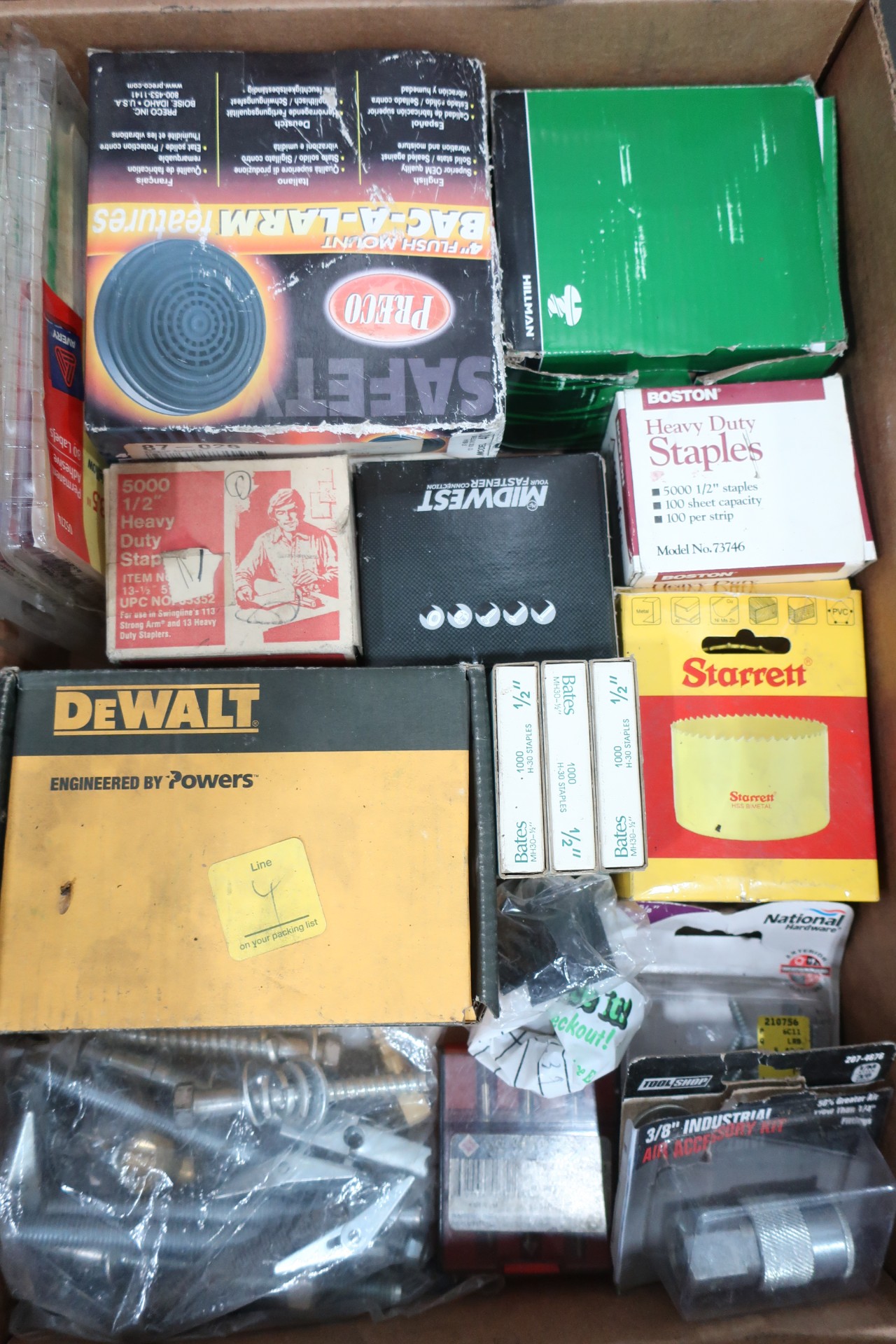 3 PALLETS OF ASSORTED HAND TOOLS, PARTS AND ACCESSORIES