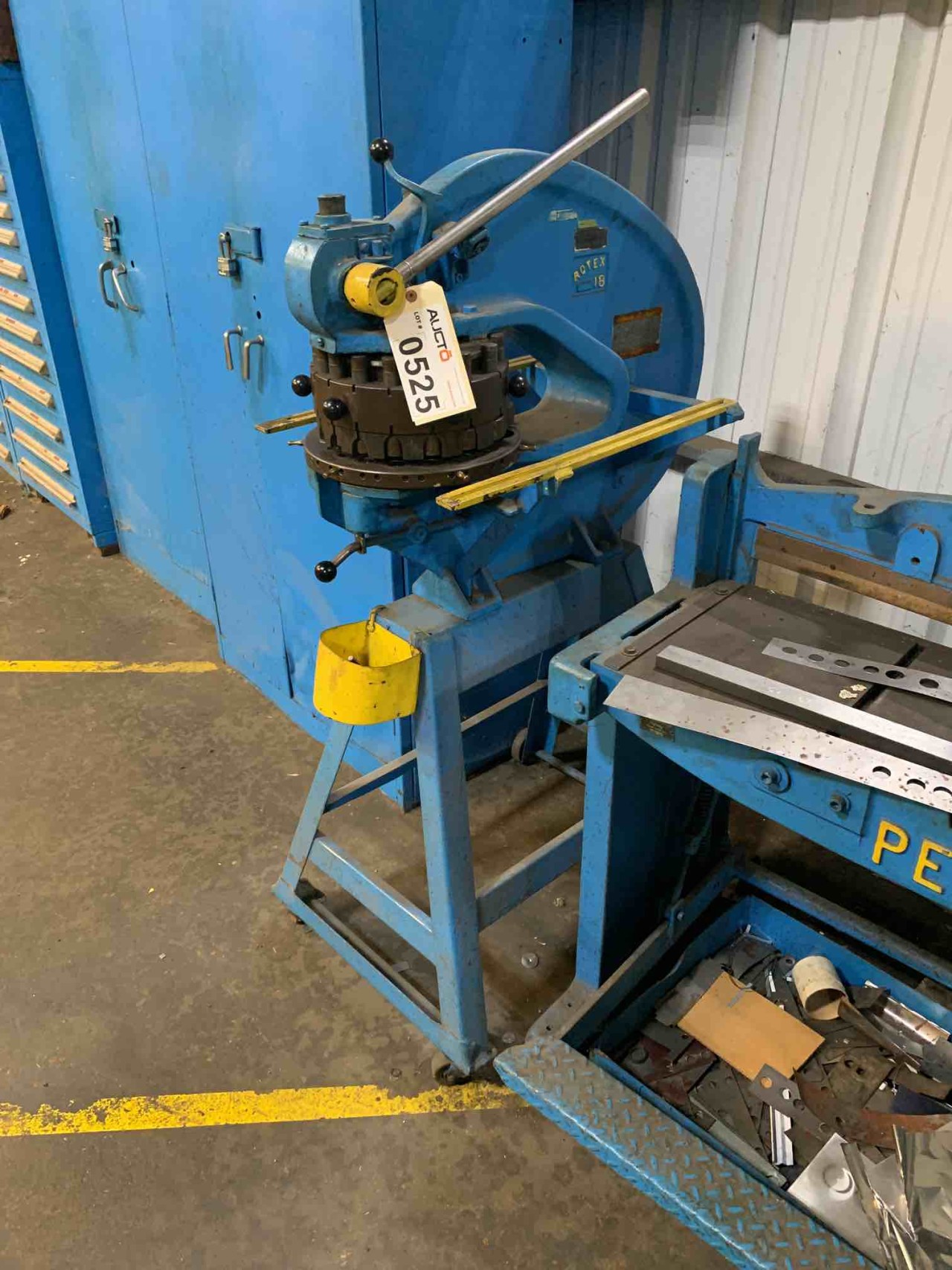 Rotex 18AK Tin Knocker Hand Turret Punch Station