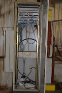 RITTAL NETWORKING CABINET WITH 2x HP HUB-2R APC SMART UPS, RITTAL AC UNIT (NOVA SCOTIA)