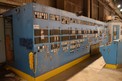 WALL OF ASSORTED PANEL METERS, CHART RECORDERS, CONTROLLERS, PUSHBUTTONS (NOVA SCOTIA)
