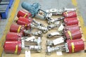 1 PALLET OF ASSORTED STAINLESS CONTROL VALVES, FOXBORO, BADGER METER, VORTEX (OHIO)