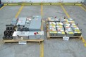 2 PALLETS ASSORTED DISCONNECT SWITCHES, SQUARE D, CUTLER HAMMER, ABB, WESTINGHOUSE (OHIO)