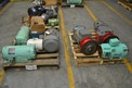2 PALLETS OF ASSORTED ELECTRIC AC MOTORS, DC MOTORS, GENERAL ELECTRIC, RELIANCE, BULL MOTORS (OHIO)
