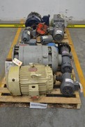 2 PALLETS OF ASSORTED ELECTRIC AC MOTORS, GENERAL ELECTRIC, BALDOR, MARATHON, SEW EURODRIVE (OHIO)