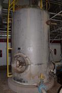 M&M STAINLESS PRIMARY SCREENS TANK WITH FOXBORO 827DF LIQUID LEVEL TRANSMITTER