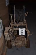COMET FWS3550 WATER PLUNGER PUMP, 5HP AC MOTOR, CART, HOSE REEL
