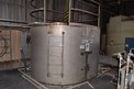 BROKE PUMP CHEST STAINLESS 82,000L RUN TANK WITH FOXBORO LIQUID LEVEL TRANSMITTER, BALL AND KNIFE GATE VALVES