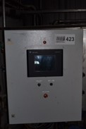ALLEN BRADLEY PANELVIEW 1000 2711-T10G9, MICROLOGIX 1500 PLC/CONTROLLER, WITH CABINET
