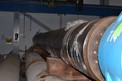 TOP CALENDER ROLL - ROLL STORAGE AREA 30FT STEEL SHELL PAPER MACHINE ROLL (SPARE)