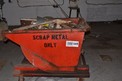 FORKLIFT DUMPSTER BIN WITH CONTENTS - STEEL/STAINLESS FITTINGS, VALVES, COUPLINGS