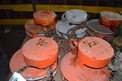 5 X CM 1/2 TON CHAIN FALL HOISTS