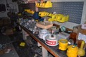 CONTENTS OF ROOM - MOTOR STARTERS, CIRCUIT BREAKERS, FUSES, CONDUIT FITTINGS, SWITCHES, LIGHTING