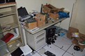 CONTENTS ON TABLE - POWER SUPPLIES, FUSES, BAILEY DCS BOARDS