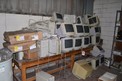 CONTENTS OF DESK - DELL COMPUTER SCREENS & DESKTOPS