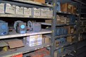 CONTENTS OF SHELVE - BOSTON GEAR F71510B56, F715-20-B6-G GEAR REDUCER, FALK COUPLINGS