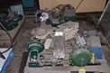 SKID OF ASSORTED FISHER VALVES