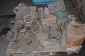 CONTENTS OF SKID - SPROCKETS, SEALS, PUMP PARTS, VICKERS HYDRAULIC PUMPS x2