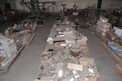 CONTENTS OF SKID - CONTROL VALVE, GATE VALVES, SPROCKETS, SHEEVES, PNUEMATIC CYLINDERS, SPRINGS