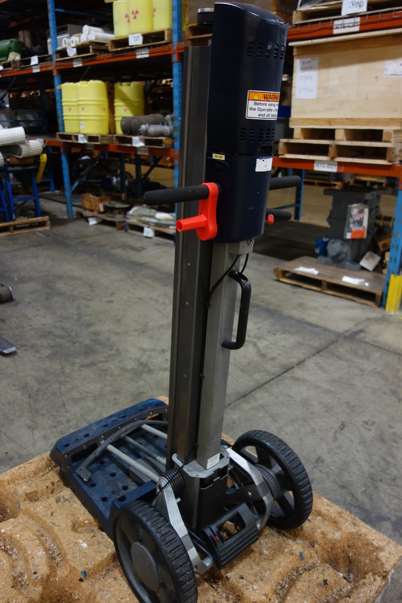 BEYOND PRODUCTS THE MULE 350LB ELECTRIC LIFT HAND TRUCK STACKER For ...