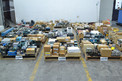 6 PALLETS OF ASSORTED ELECTRONICS, CONTROLLERS, RELAYS, ALLEN BRADLEY, HONEYWELL, GENERAL ELECTRIC