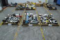 3 PALLETS OF ASSORTED PNEUMATIC CYLINDERS, NUMATICS, FESTO, PARKER, SMC, SCHRADER BELLOWS