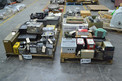 4 PALLETS OF ASSORTED ELECTRONICS, CONTROLLERS, RELAYS, MONITORS, ALLEN BRADLEY, GENERAL ELECTRIC