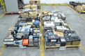 4 PALLETS OF ELECTRONICS, CONTROLLERS, RELAYS, MODULES, ALLEN BRADLEY, ABB, FOXBORO, HONEYWELL
