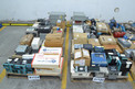 4 PALLETS OF ASSORTED ELECTRONICS, CONTROLLERS, RELAYS, ALLEN BRADLEY, GENERAL ELECTRIC, HONEYWELL