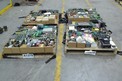 4 PALLETS OF ASSORTED CONTROLS MODULES, RELAYS, CONTROLLERS, ALLEN BRADLEY, HONEYWELL,