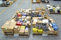 4 PALLETS OF ASSORTED POWER TRANSMISSIONS, COUPLINGS, PULLEYS, ROLLER CHAINS, MARTIN, FALK, TB WOODS