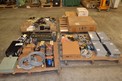 4 PALLETS OF ASSORTED ELECTRICAL, RACKS, TRANSFORMERS, MODULES, GENERAL ELECTRIC, NORTHERN TELECOM, ABB