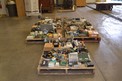 5 PALLETS OF ASSORTED ELECTRICAL, CONTROLS, PCBS, CIRCUIT BOARDS, RELAYS, MODULES RELIANCE GE HONEYWELL SQ D ALLEN BRADLEY