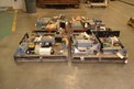 4 PALLETS OF ASSORTED ELECTRICAL, CONTROLS, SWITCHES, SERVOS SQUARE D, SIEMENS, GE