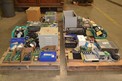 4 PALLETS OF ASSORTED ELECTRICAL PCBS RACKS GAUGES CONTROLLERS ROCKWELL SIEMENS
