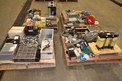 4 PALLETS OF ASSORTED TRANSFORMERS, RACKS, CONTROLS, EMERSON, ROCKWELL