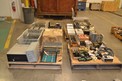 4 PALLETS OF ASSORTED ELECTRICAL, CONTROLS, PLC RACKS, CONTACTORS RELIANCE GE