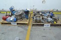 2 PALLETS OF ASSORTED STAINLESS BALL VALVES 1-1/2 IN TO 6 IN, NELES JAMESBURY, KITZ, VELAN, DEZURIK