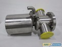 NEW G&H SANITARY STAINLESS 4IN DIVERGING VALVE