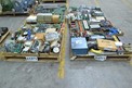 4 PALLETS OF ASSORTED CONTROLS MODULES, RELAYS, CONTROLLERS, FOXBORO, ALLEN BRADLEY, HONEYWELL