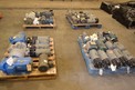 4 PALLETS OF ASSORTED AC / DC MOTORS AND GEAR REDUCERS GEN ELEC BALDOR RELIANCE SEW