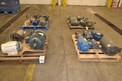 4 PALLETS OF ASSORTED AC / DC MOTORS AND GEAR REDUCERS RELIANCE BALDOR SEW EURODRIVE ETC