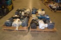 4 PALLETS OF ASSORTED AC / DC MOTORS 0.67 HP TO 15 HP EATON TOSHIBA RELIANCE MOTORS