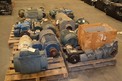 6 PALLETS OF ASSORTED AC / DC MOTORS AND GEAR REDUCERS SEW RELIANCE DEMAG