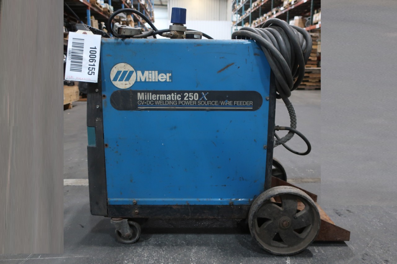 MILLERMILLERMATIC 250X CVDC WELDING POWER SOURCE WIRE FEEDER STOCK