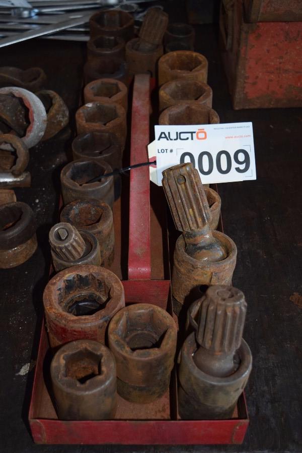 LOT OF LARGE SOCKETS