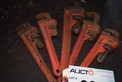 LOT OF ASSORTED RIGID PIPE WRENCHES