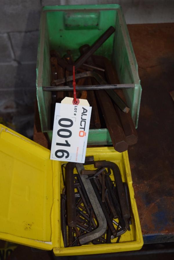 LOT OF LARGE ALLEN KEYS